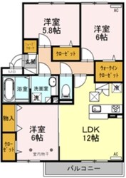 ロイジェントパークス レイクタウンⅢ Nの物件間取画像